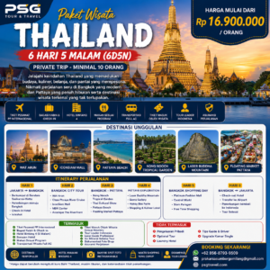 Paket Wisata Thailand 6D5N