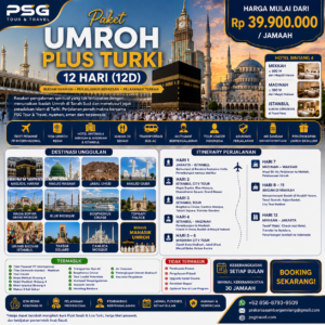 Paket Umroh Plus Turki 12D