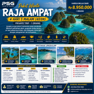 Private Trip Raja Ampat 4D3N